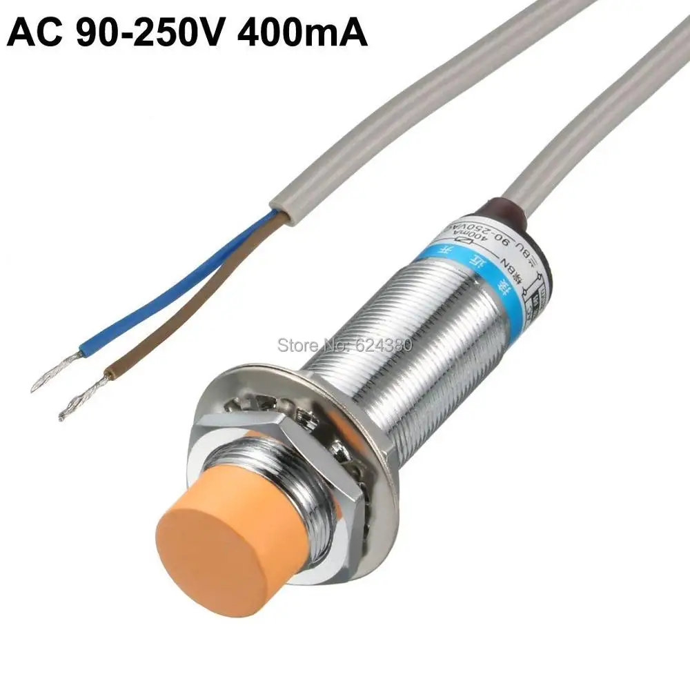 LJ18A3-8-J/DZ EZ 8mm Inductive Proximity Sensor Switch Detector NC NO AC 90-250V 400mA 2-Wire Cylinder Type | Обустройство дома