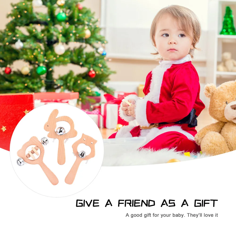 

3pcs Baby Teether Baby Chewing Toys Teeth Grinding Toys Infant Rattle Toys