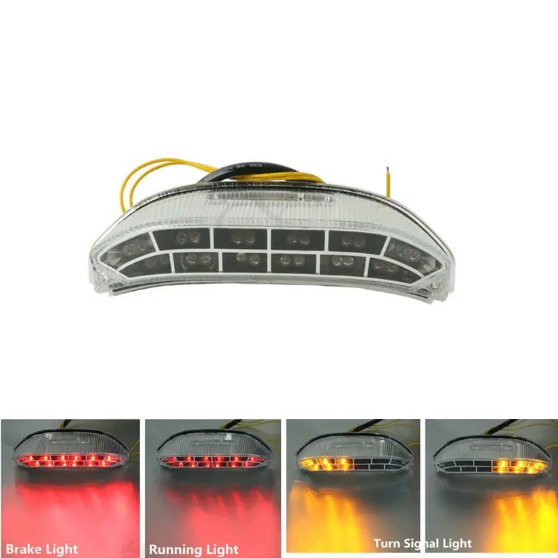 Мотоцикл прозрачный/Дым Задний поворотный сигнальный фонарь для Honda CBR600RR 2013-2017 14