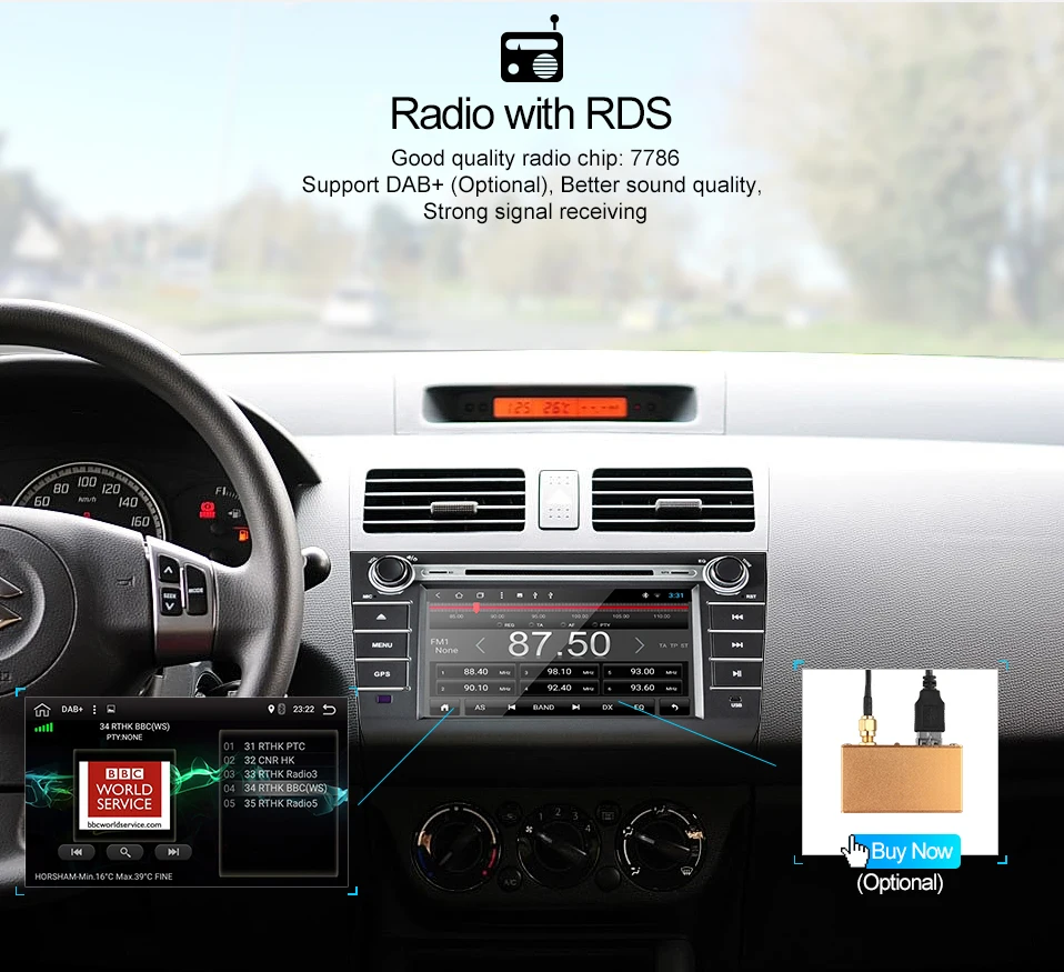 Asottu android 9,0 автомобильный dvd для Suzuki Swift 2004 2005 2006 2007 Dzire 2008 2009 2010 dvd плеер навигации