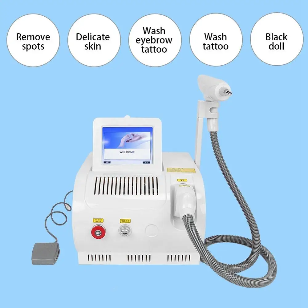 

Professional Desktop Eyebrow Washing Machine Multifunction Removal Tattoos Eyeliner Pigmentation Spots High Power Laser Machines