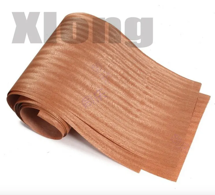

2Pieces/Lot L:2.5Meters Width:15cm Thickness:0.2mm Natural Wood Veneer Thin Speakers Hand Veneer Furniture Edge Strip