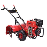 small multifunction gasoline rotary tiller home orchard vegetable field garden ditching weeding micro tillage machine cultivator