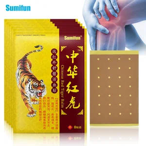 Пластыри с тигровым бальзамом, обезболивающие при ревматизме, артрите, болях в спине, Самонагревающиеся медицинские пластыри, 48 шт.6 пакетов