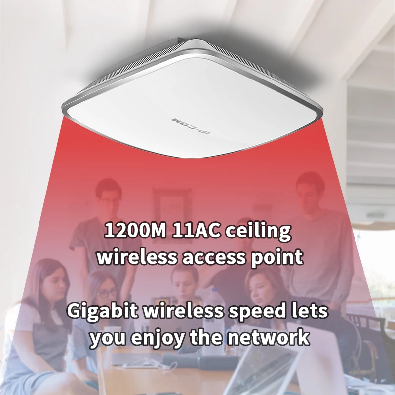 IP-COM W60AP 11ac 1200M внутреннее потолочное крепление беспроводная точка доступа