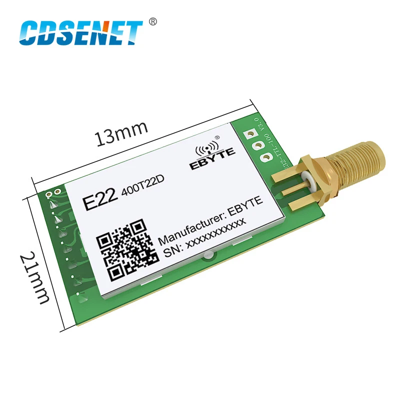 SX1268 Новый LoRa модуль 433 МГц 22dBm IoT реле сети UART Интерфейс дальний передатчик и