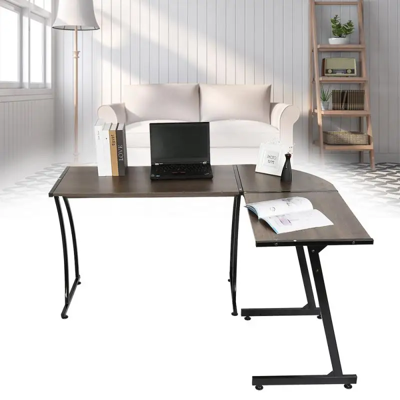 

L-Shaped Desk Corner Computer Desk Writing Workstation Table Modern Desktops Study Table Home Office Furniture HWC