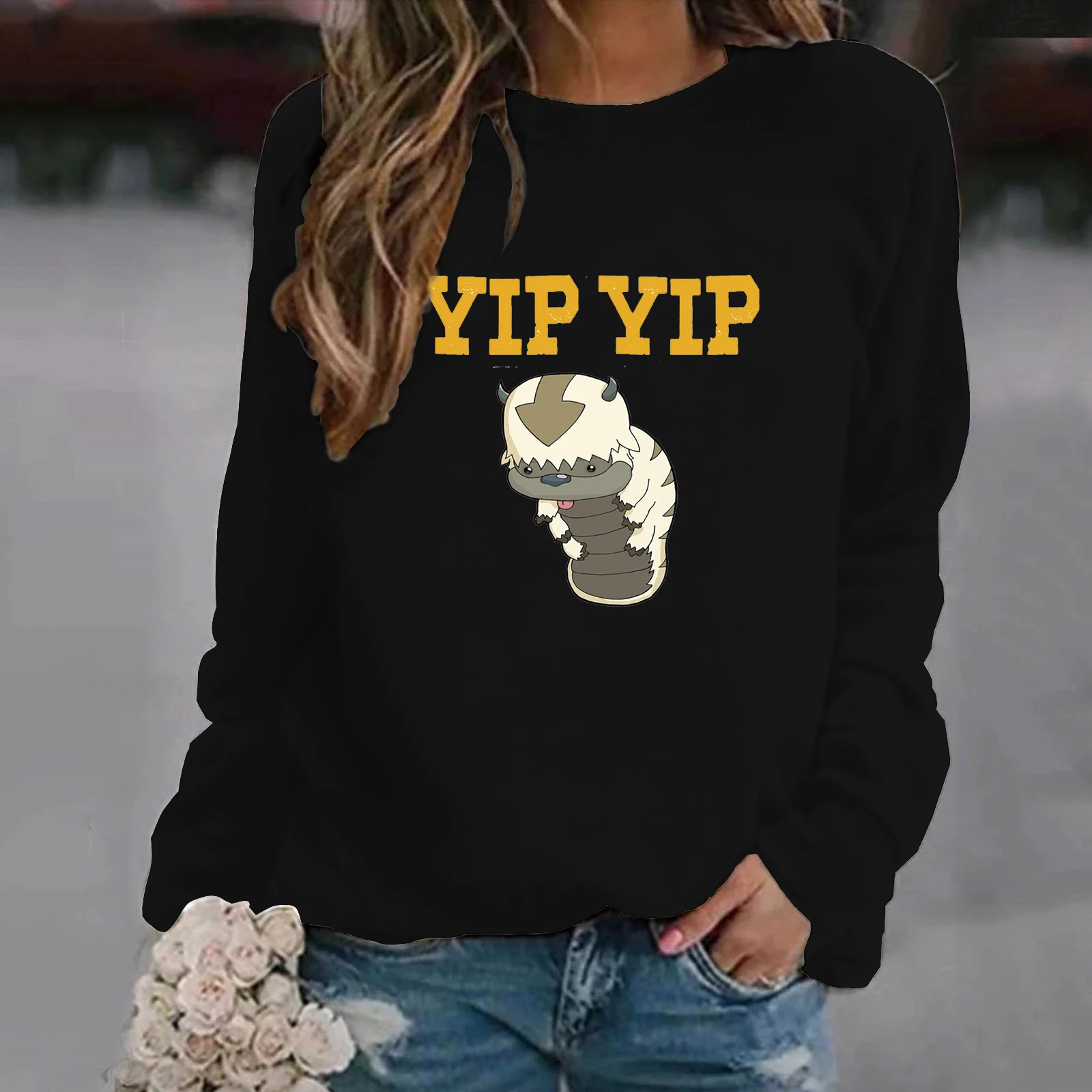

Gothic Clothes Avatar The Last Airbender Crewneck Hoodies Long Sleeve Pullvoers Streetwear Sweatshirts Cartoon Printed Hoodie