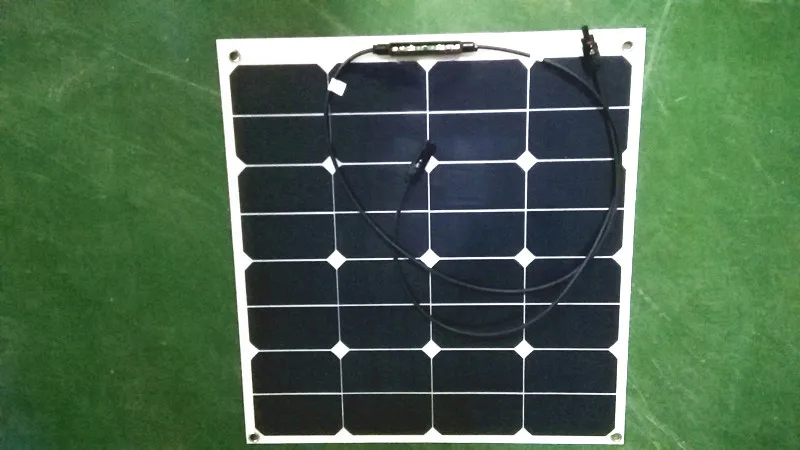 Высокоэффективные солнечные панели 50 Вт sunpower гибкие монокристаллические солнечные батареи Цена панели солнечных батарей для продажи