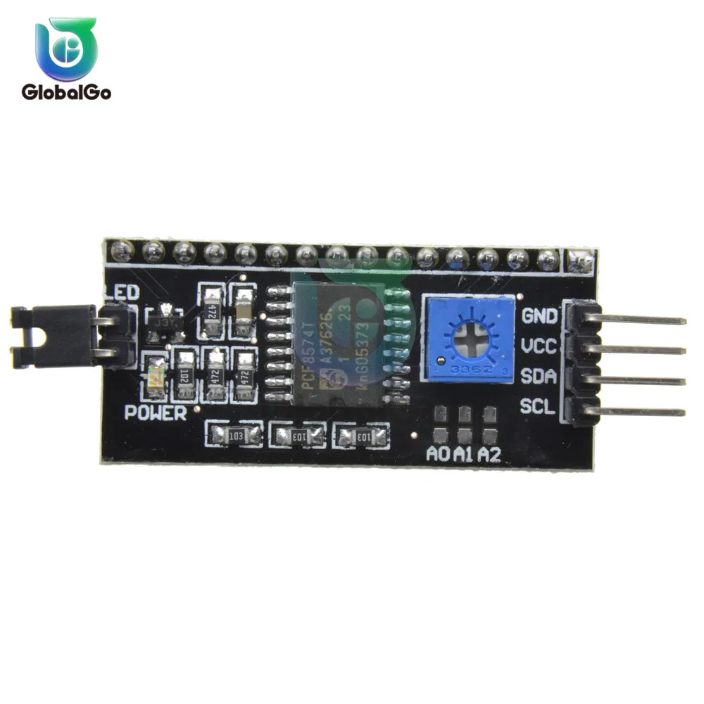 PCF8574T PCF8574 IIC/I2C/интерфейс lcd 1602 2004 ЖК-дисплей модуль 4Pin адаптер пластина для Arduino |