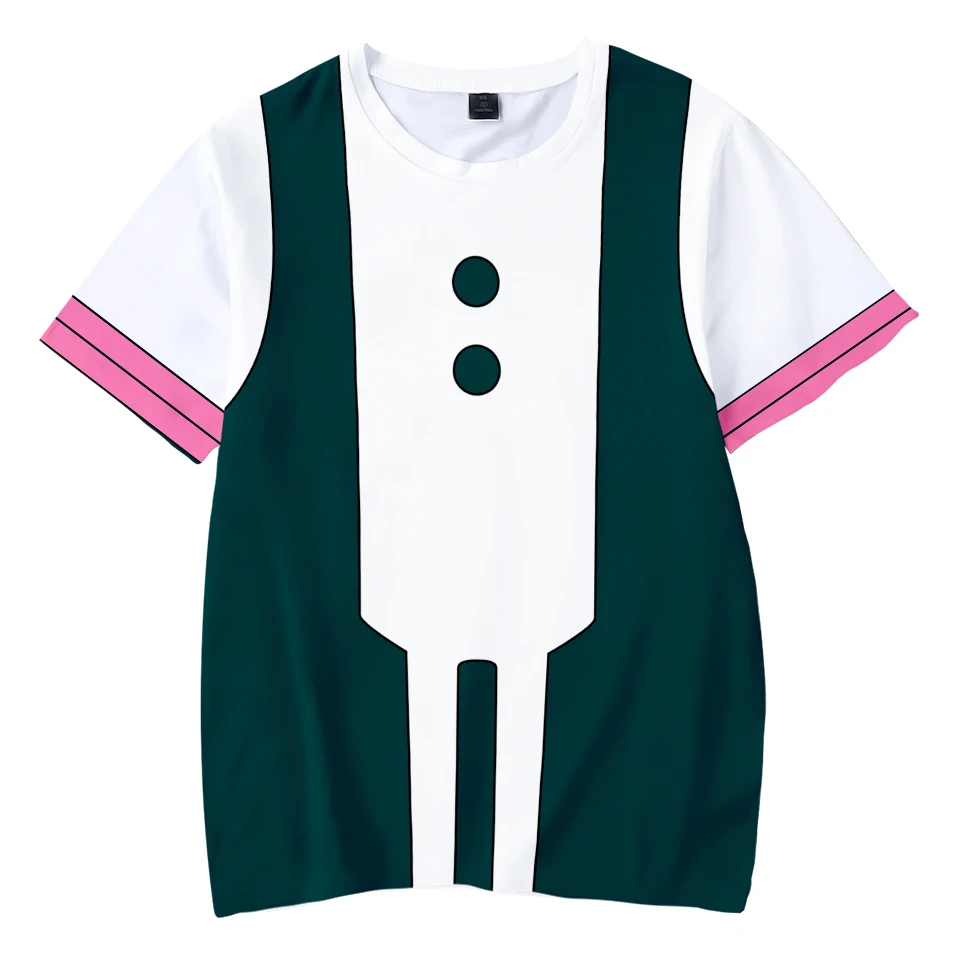 

My Hero Academia T-shirt Anime Harajuku hip hop Casual Kids Tshirt Cosplay 3D Summer Breathable Sweatshirt Men/Women Streetwear