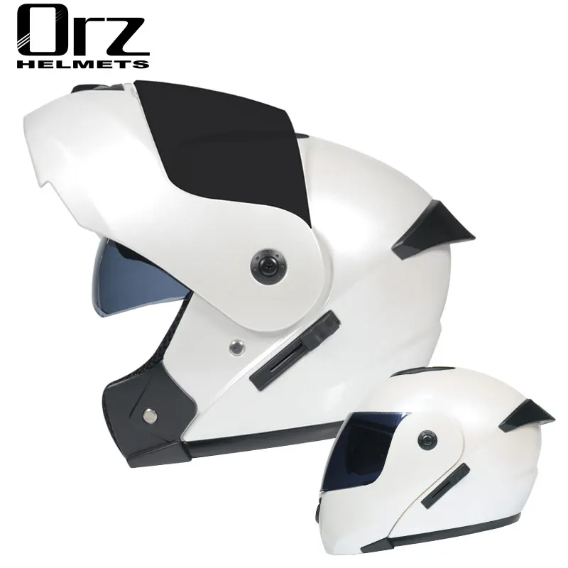 Безопасный мотоциклетный шлем на все лицо с внутренним солнцезащитным козырьком