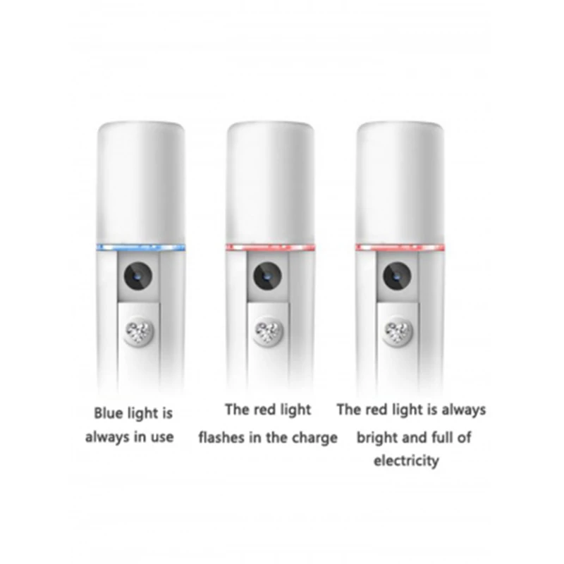 

USB Nano Face Mini Ultrasonic Facial Sprayer Moisturizing Skin Mini Rechargeable Spray Facial Nebulizer Hydrating Beauty Device