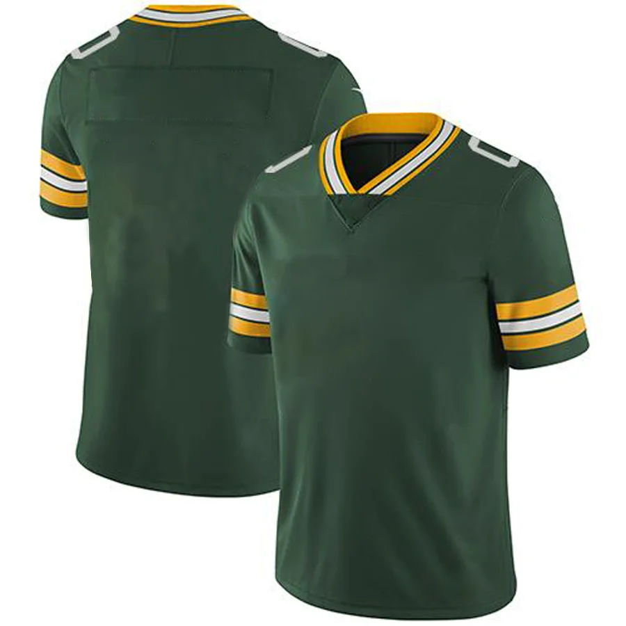

New Packers Men's Rugby Jersey Davante Adams Aaron Rodgers Brett Jones Jace Sternberger Green Bay American Football T-Shirt