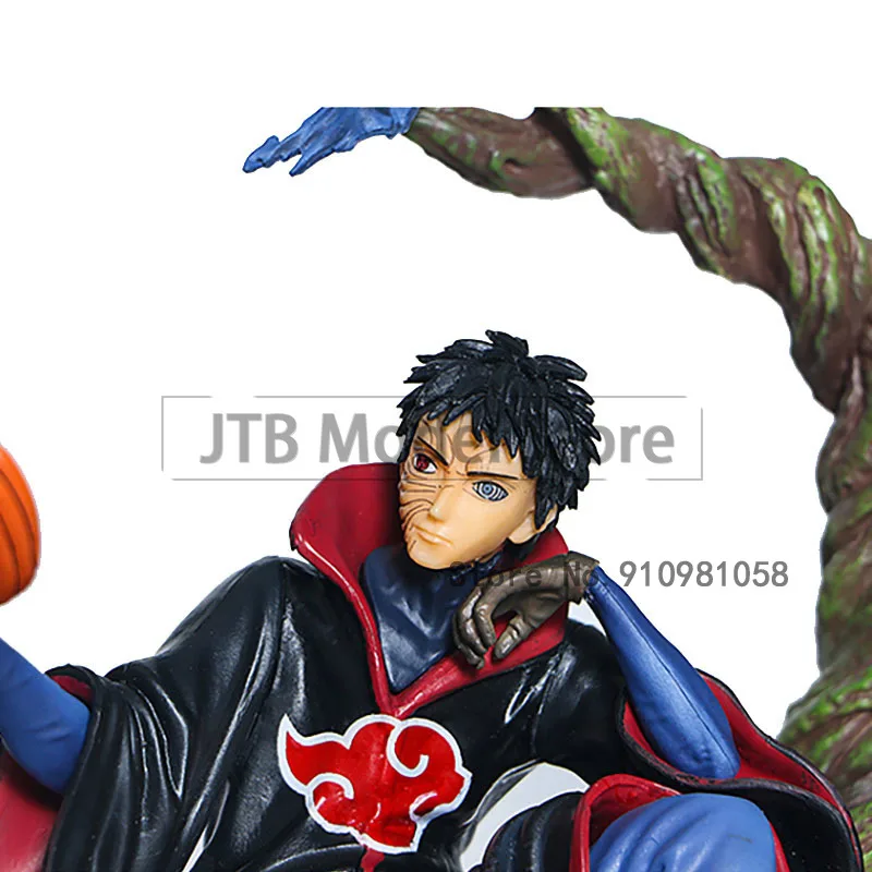 Naruto Shippuden Anime Action Figure Uchiha Obito Figma Model 32CM PVC Statue Akatsuki Oversized Desktop Collectible Toys Gift | Игрушки и