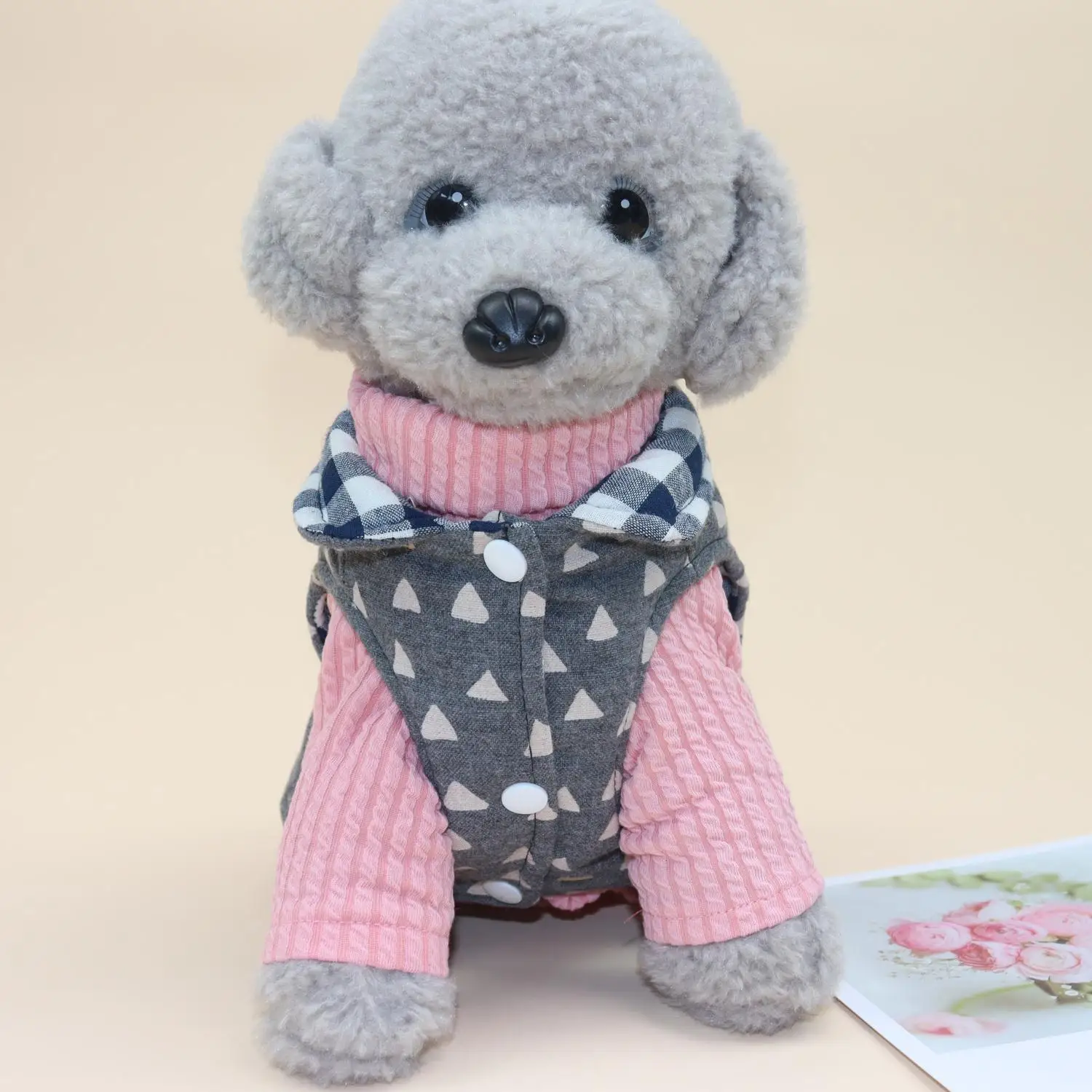 

Both Pros and Cons for Big and Small Dogs Padded Cotton Quilted Padded Winter Clothes Teddy Medium-Sized Dog Pet Vest Warm Cloth