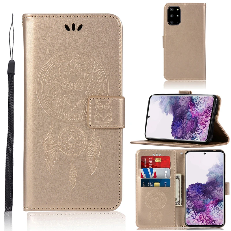 Чехол для телефона Samaung Galaxy S20 Plus чехол 6 7 &quot сова флип кожаный бумажник Samsung S 20