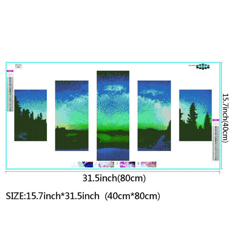 

5d Diy Diamond Painting Mosaic Love Sky Diamond Rhinestone Embroidery Cross Stitch Home Decor Gift