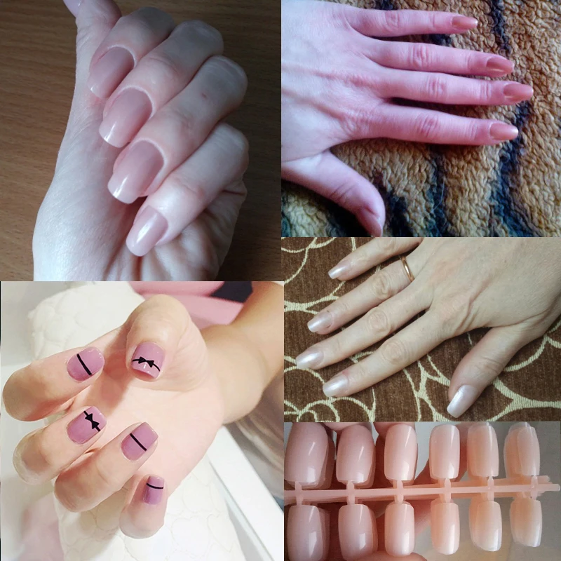 120 шт./упак. 20 Цвета поддельные накладные ногти короткий дизайн Пресс на полное