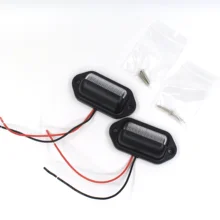 2 шт. 2835 6SMD белый светильник грузовик легковой автомобиль Прицеп