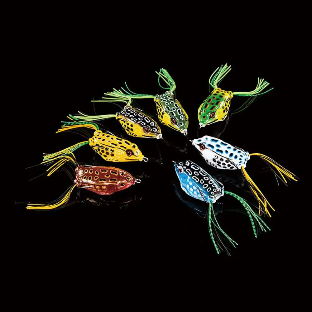 1pcs Frog Lure Crankbait Tackle Crank Bait Fishing Lures Freshwater Saltwater Soft Bionic Bait