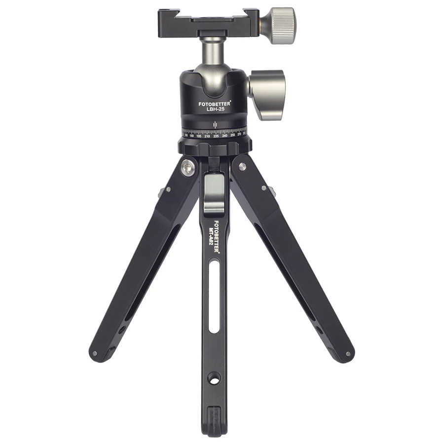 Компактный портативный складной алюминиевый настольный штатив FOTOBETTER MTA02