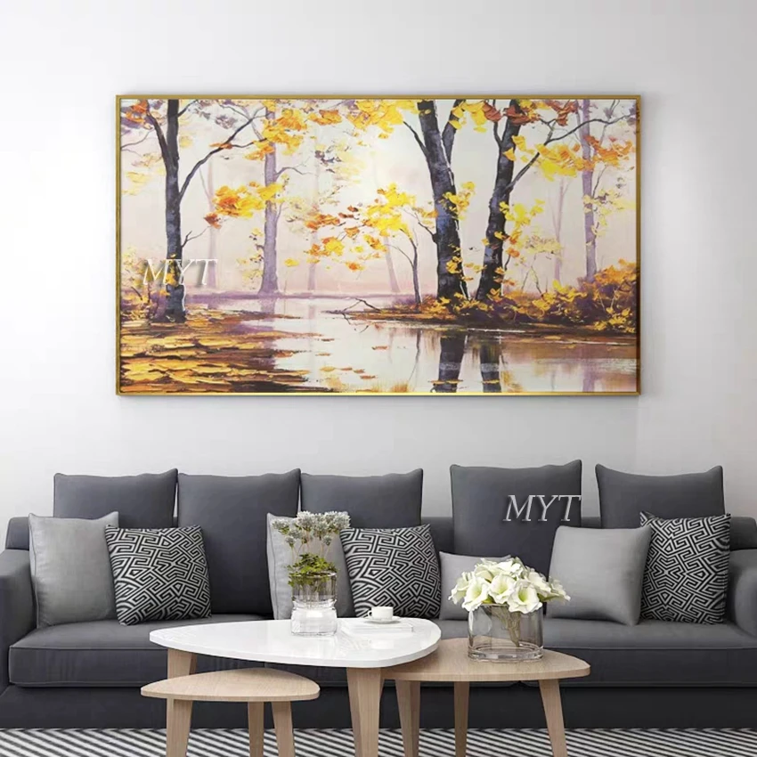 Лидер продаж Высококачественная абстрактная картина маслом на холсте ручной