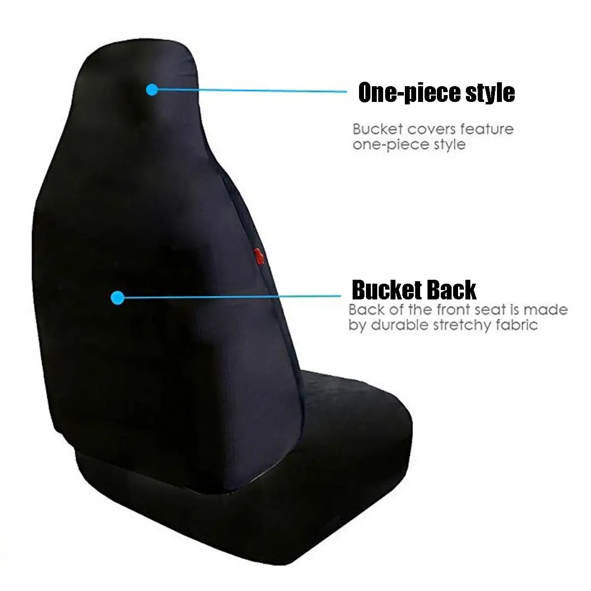 2 шт. чехлы для автомобильных сидений с 3D-принтом черепа универсальные Защитные