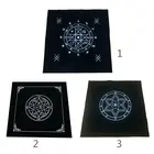 50x50 см искусство Таро языческий алтарь скатерть фланелевая скатерть гадания карты квадратный гобелен Декор скатерть