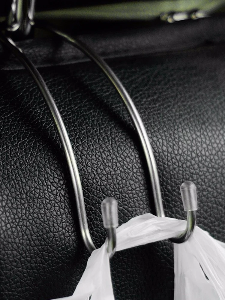 

Multi-functional Metal Auto Car Seat Headrest Hanger Bag Hook Holder for Bag Purse Cloth Grocery Storage Auto Fastener Clip