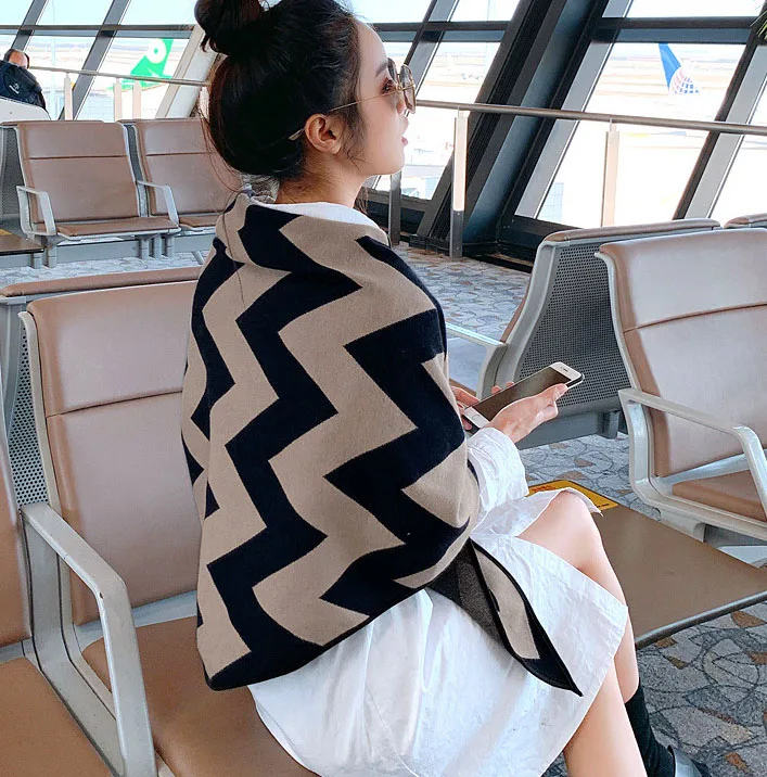 175*65 см новинка 2019 модные зимние теплые кашемировые шарфы для женщин толстые