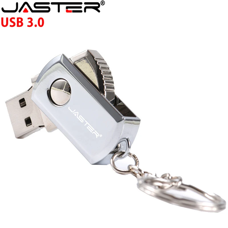 USB флеш накопитель из нержавеющей стали 4 ГБ 8 16 32 64 Флэшка с брелоком|USB