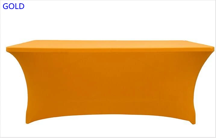 6' футов/8' футов спандекс стрейч скатерти стол покрытие приспособлено