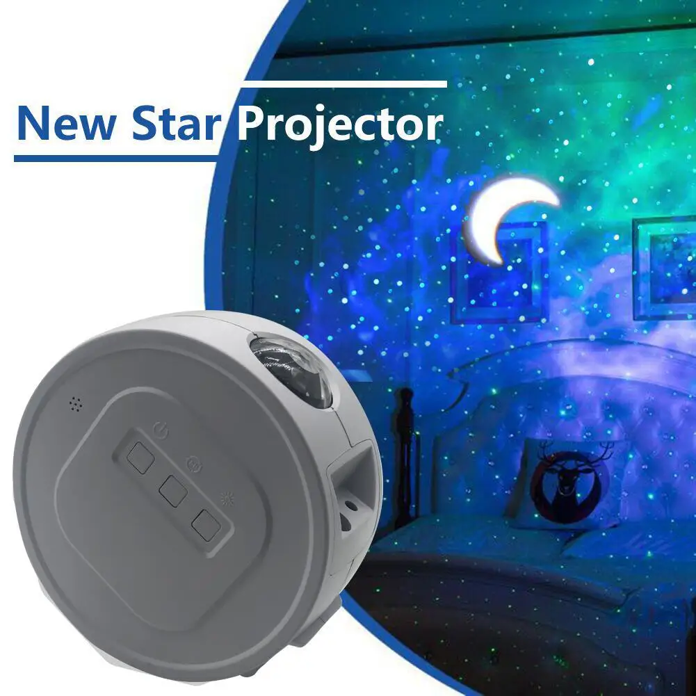 

LED Ocean Star Projector Star Night Light Projection Lamp Nebula Deep Sleep Starlight 360° Rotation Night Lighting Lamp For Kid