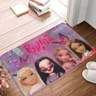 Коврик для двери с коллажем из полиэстера, ПВХ, 40 х60