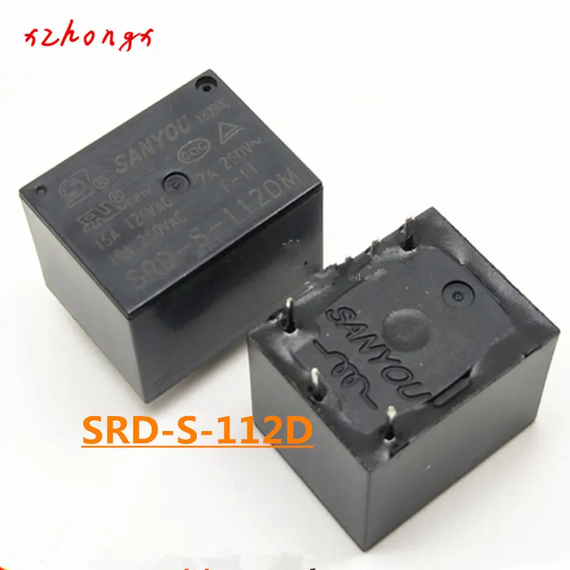 SRD S 105DM 112DM 124DM 4 контакта 10A 5VDC 12VDC 24VDC 48VDC реле питания|Реле| |