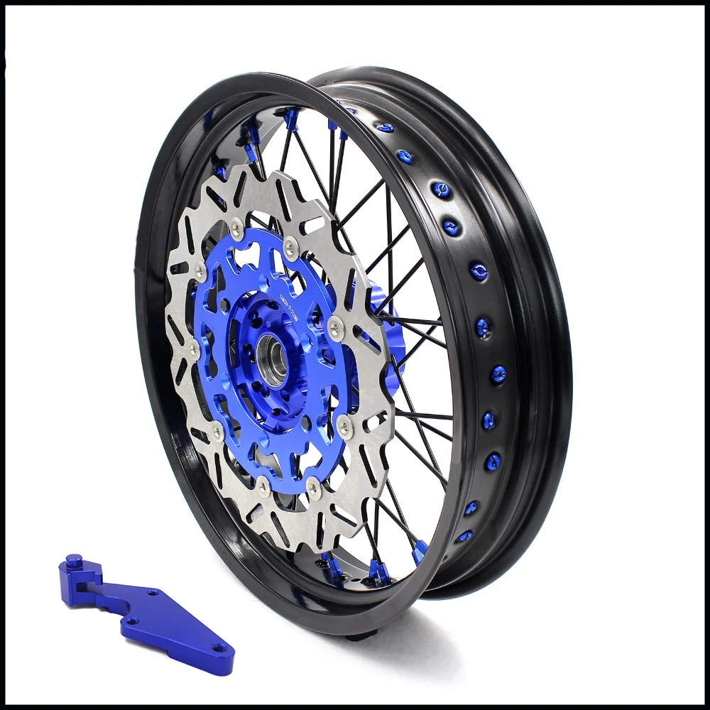 Полный комплект колес Supermoto 3 5/4 25 дюйма ободов Supermotard для YAMAHA YZ250F 2001 2018 YZ450F 2003 YZ250 1999