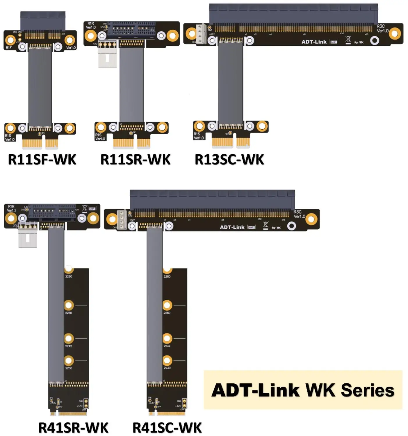 Удлинительный кабель ADT Link PCI express 3 0x1 PCIe x1 x16 расширитель адаптера джемпер для BTC