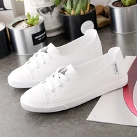 leather shallow mouth white shoes women 2020 summer single shoes new breathable wild white shoes korean sneakers womens shoes