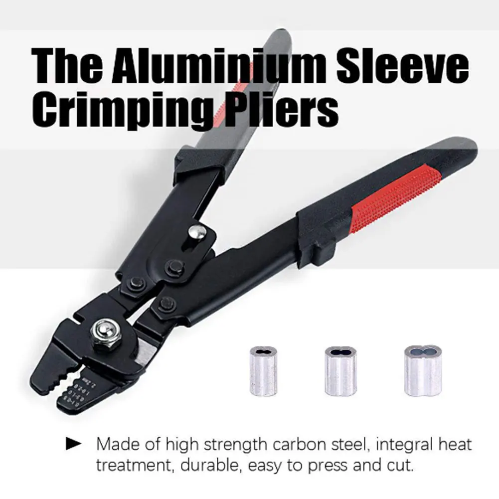 

151pcs/set Fishing Accessory Multifunctional Barrel Ferrule Loop Sleeve Non Slip Handle Crimping Tool Kit Clamp Plier Wire Rope