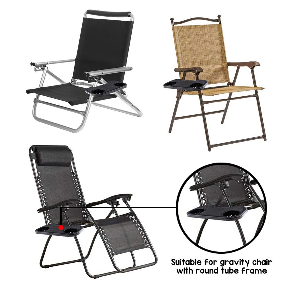 Складной поднос для стула портативный завтрака на пляжное кресло отдыха