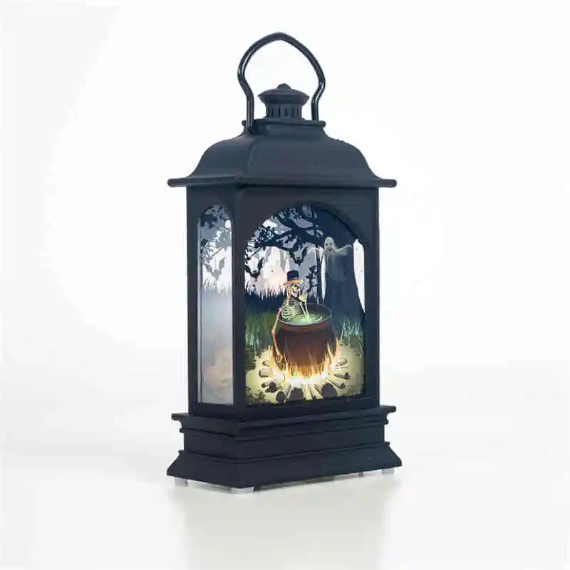 Хэллоуин прозрачный ветер светодиодный подсвечник подвесной орнамент бар