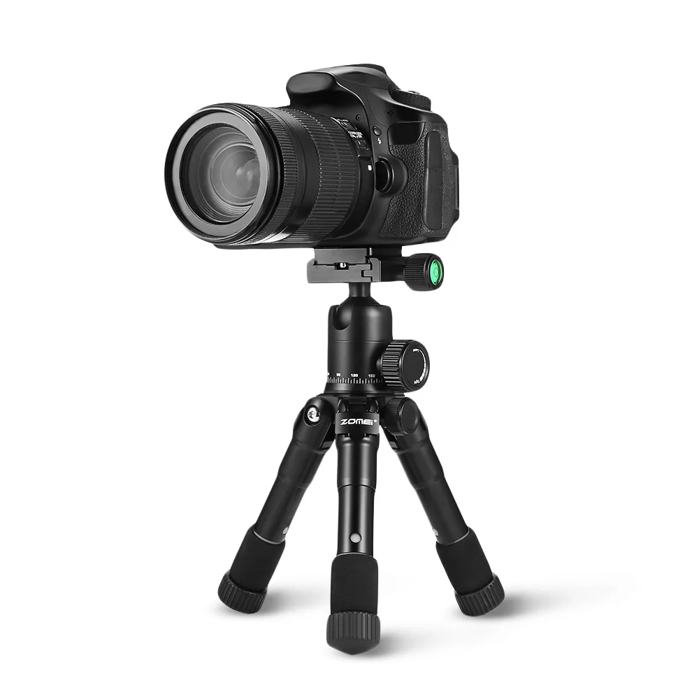 Zomei CK-45 портативный мини настольный штатив с 5 секциями быстросъемная пластина для SLR DSLR камеры смартфонов
