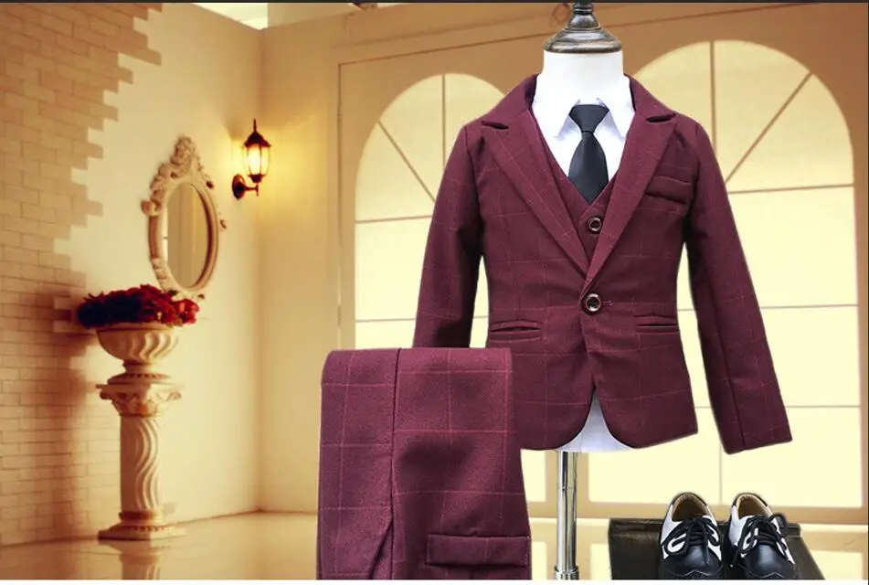 Костюм для мальчика детская одежда свадеб и дня рождения вечерние платье пиджак