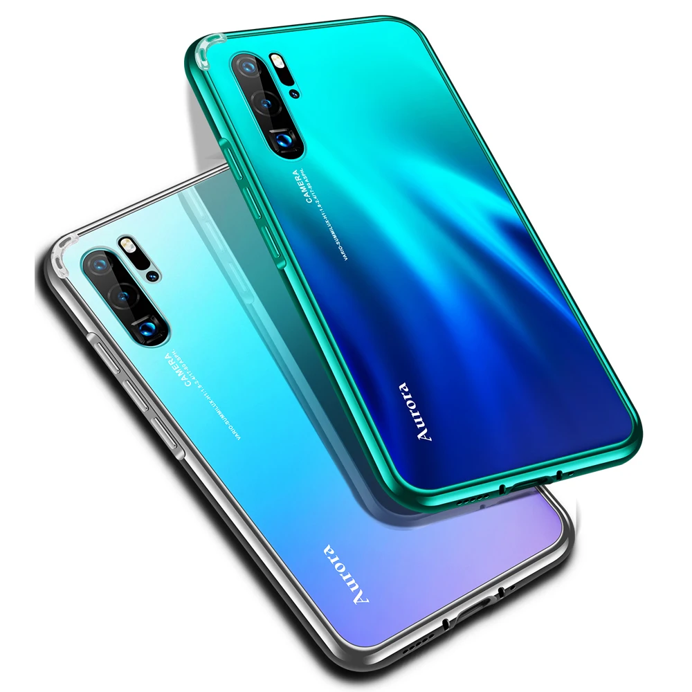 Чехол LUPHIE для huawei P30 Pro P20 Ультратонкий защитный чехол с металлическим оправа