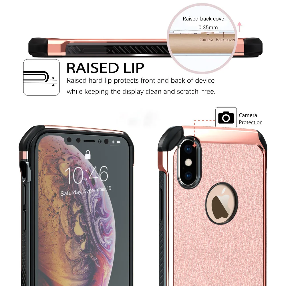 L-FADNUT сверхмощный защитный чехол для iPhone Xr X Xs Max Мягкий силикон и PC бампер задняя