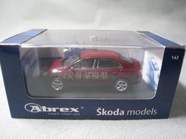 ABREX 1/43 масштаб SKODA RAPLD литой металлический автомобиль модель игрушки для коллекции, подарок, дети