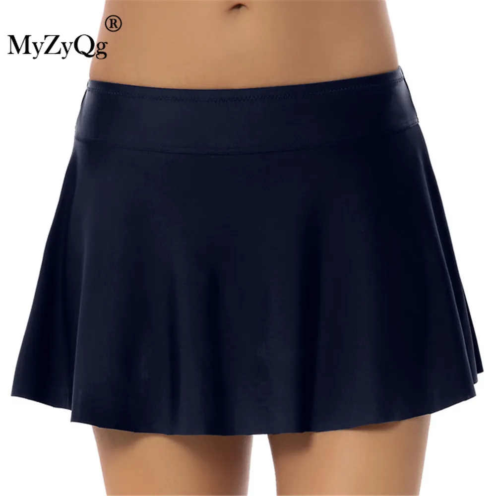 

Large Size Women Sexy Swimming Trunks Beach Shorts Conservative Half Skirt Swimwear Swimsuit Beachwear