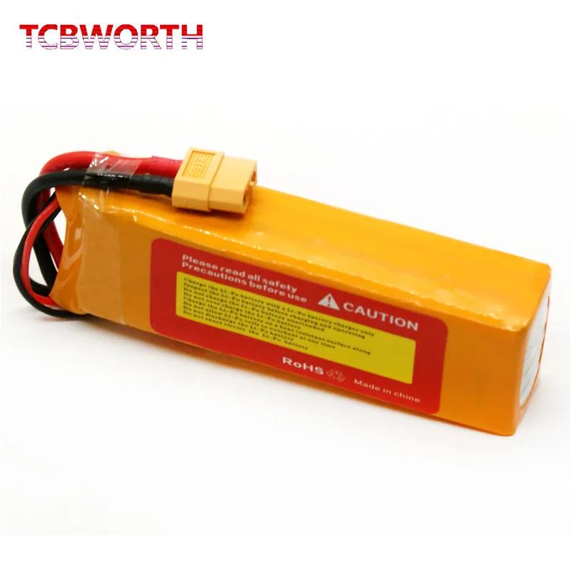 RC LiPo аккумулятор 14 8 v 2200mAh 35C 4S для радиоуправляемый самолет Квадрокоптер
