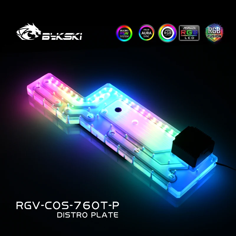 Bykski RGV-COS-760T-P Waterway Boards For Corsair 760T/780T Case Intel CPU Water Block &amp Single GPU Building | Компьютеры и офис